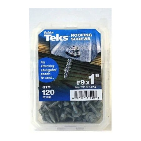 ITW Brands Roof Screws - 120PK #9x1 Zinc Plated